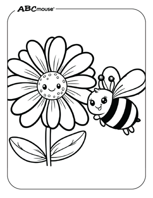 Free printable daisy flower pictures from ABCmouse.com. 