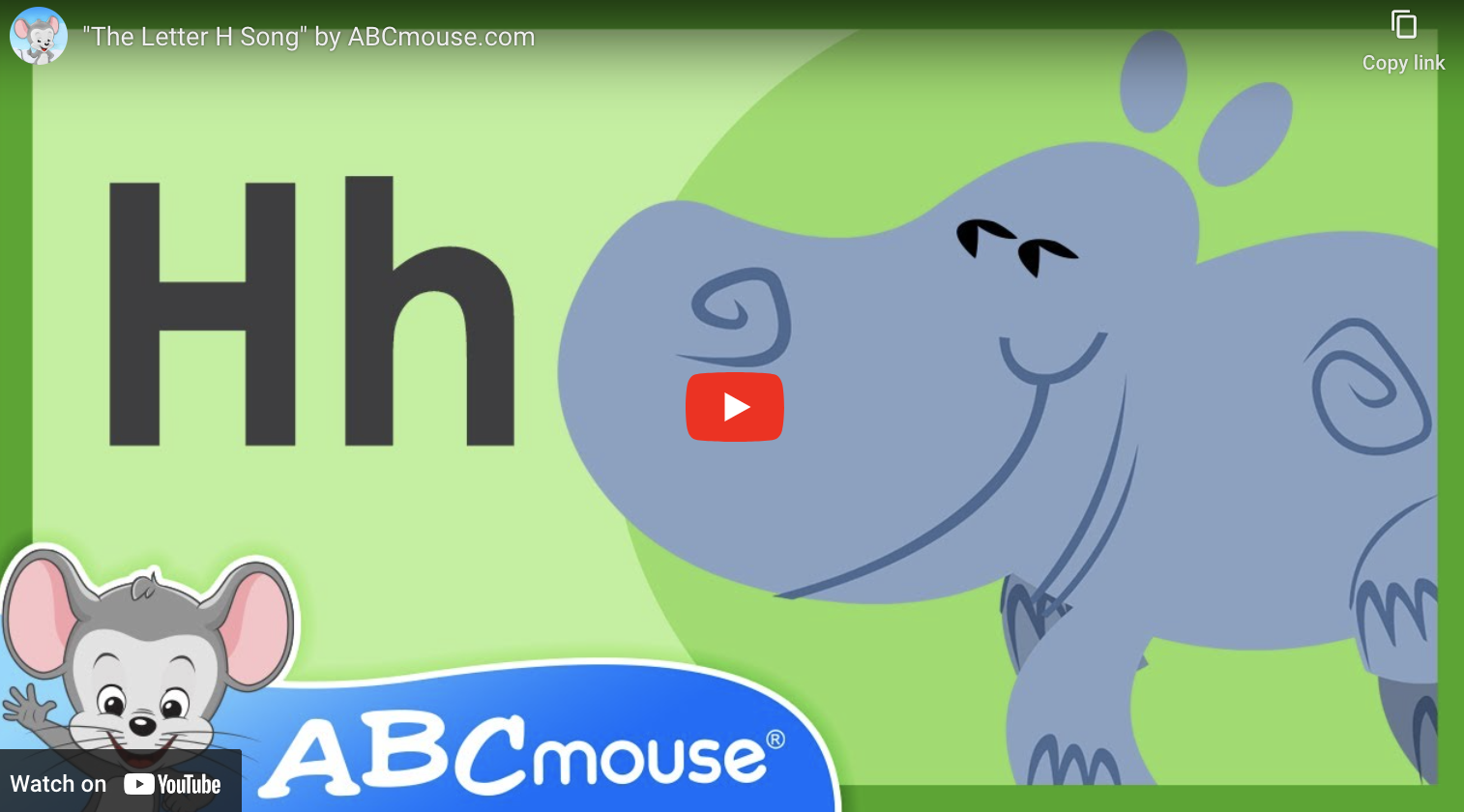 Letter H song from ABCmouse.com. 