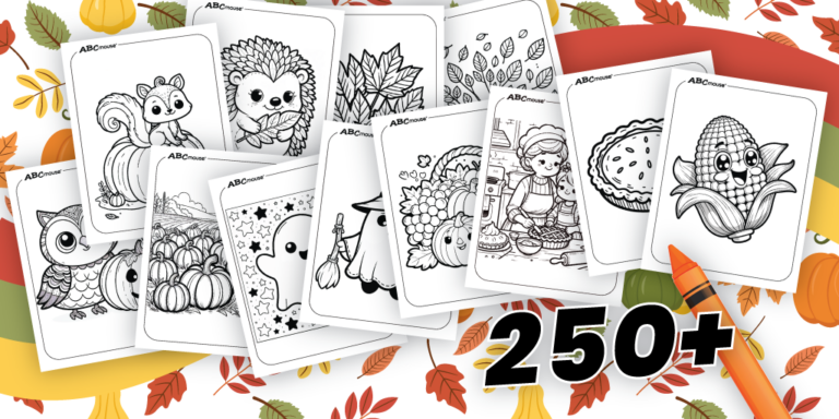 Fall Coloring Pages | ABCmouse