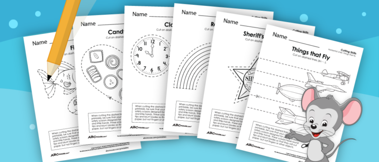 Cutting Practice Worksheets | ABCmouse