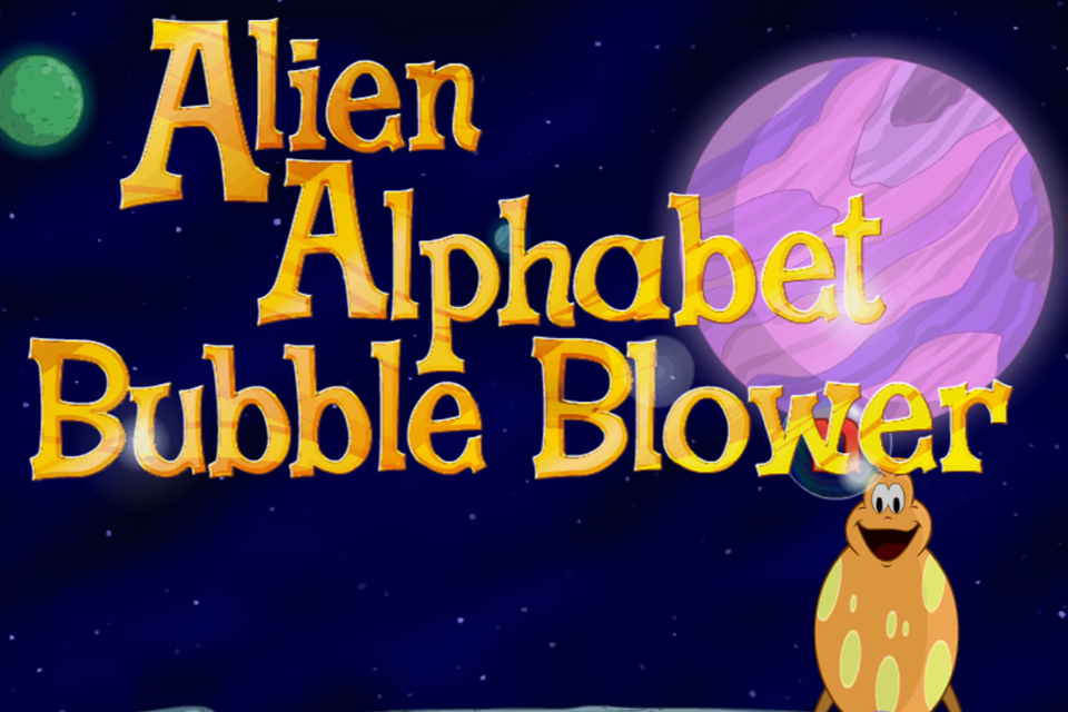 Alien Alphabet Bubble Blower