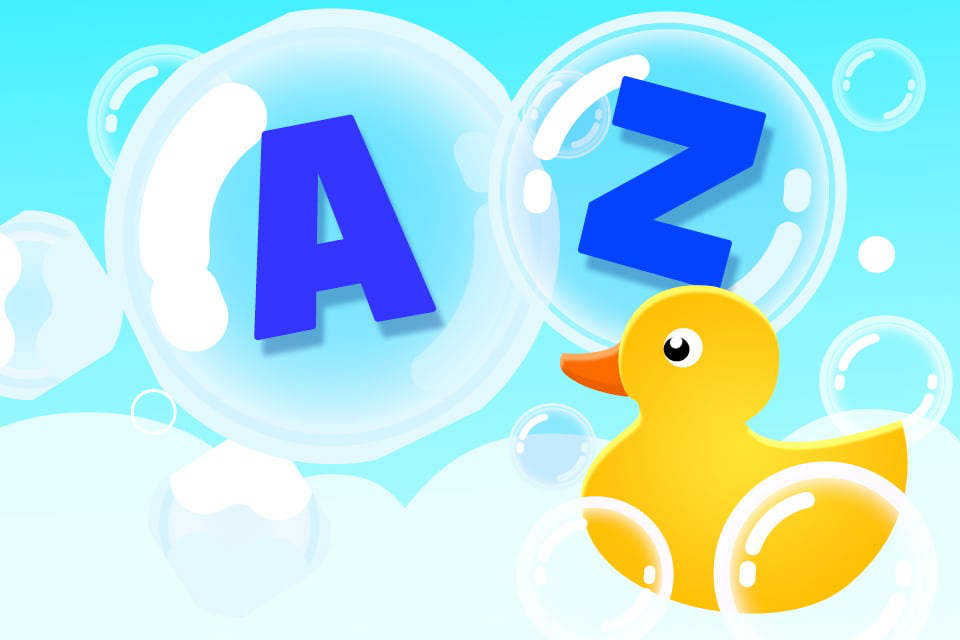 Alphabet Bubble Burst letter recognition game for young children from ABCmouse