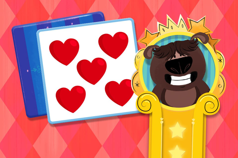 Fun memory match counting learning game free to play online for kids from ABCmouse.com. 