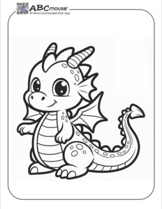 Free printable dragon coloring pages for kids.