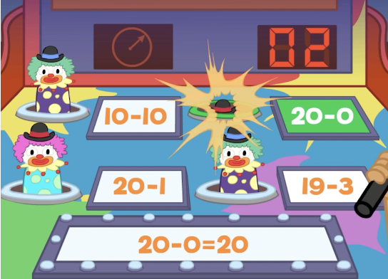 Fun math masher game from ABCmouse.com. 