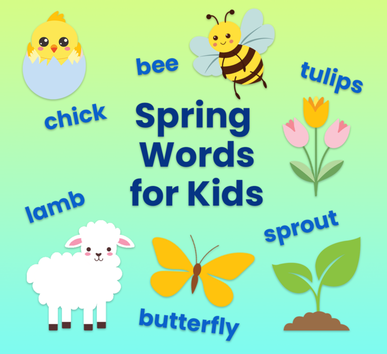 250 spring words for kids free printable lists abcmouse