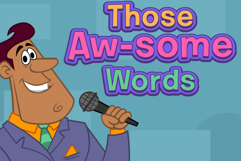 Fun free to play phonics game online to learn -aw words from ABCmouse.com. 