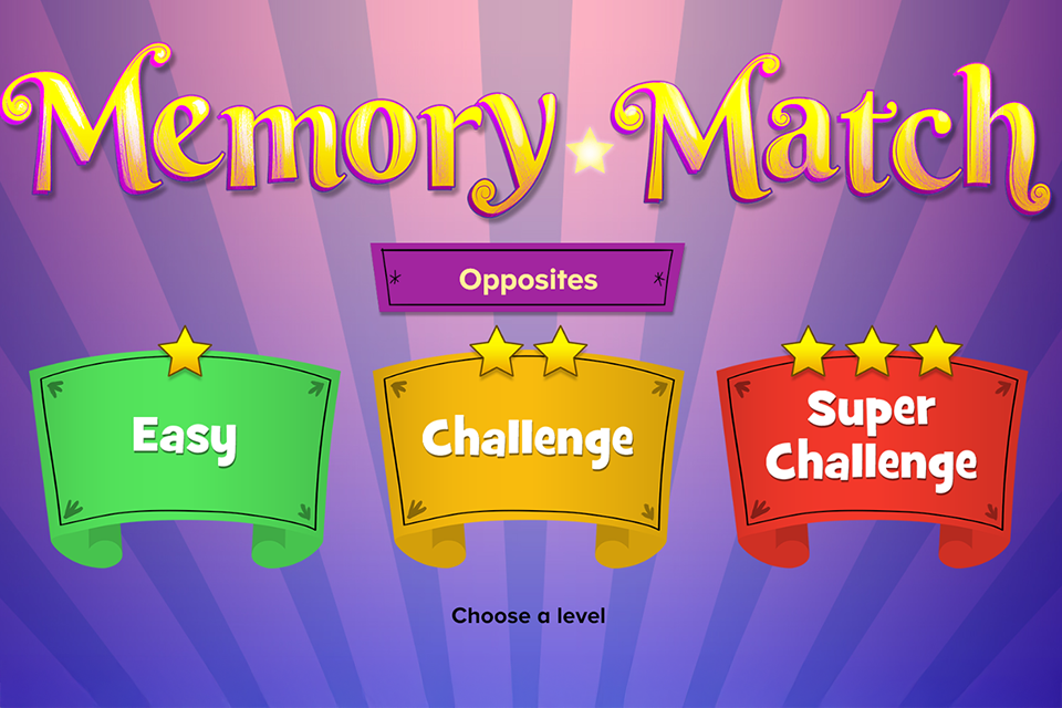 Memory Match: Opposites