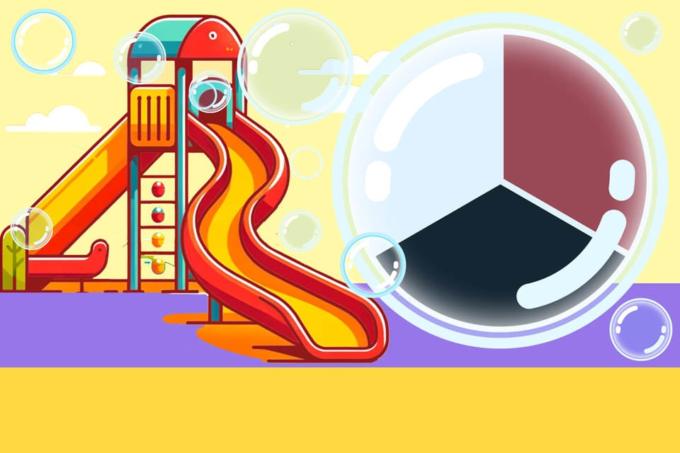 Bubble blaster game learn the colors brown white and black from ABCmouse.com. 