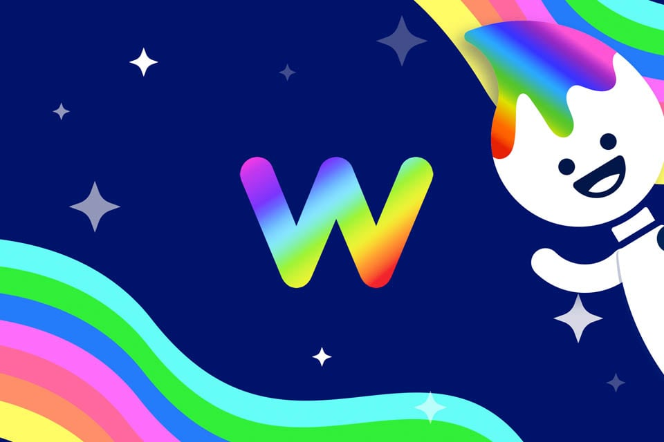 Rainbow Traceables: Letter w