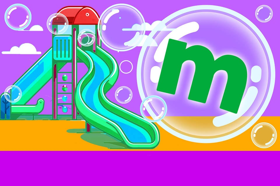 Bubble Blaster: Letter m
