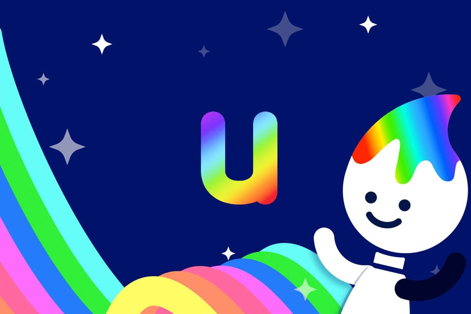 Rainbow Traceables: Letter u