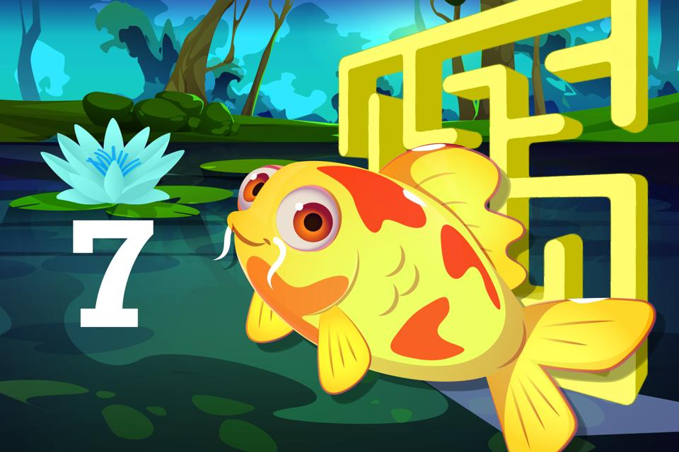 Number 7 Koi Maze