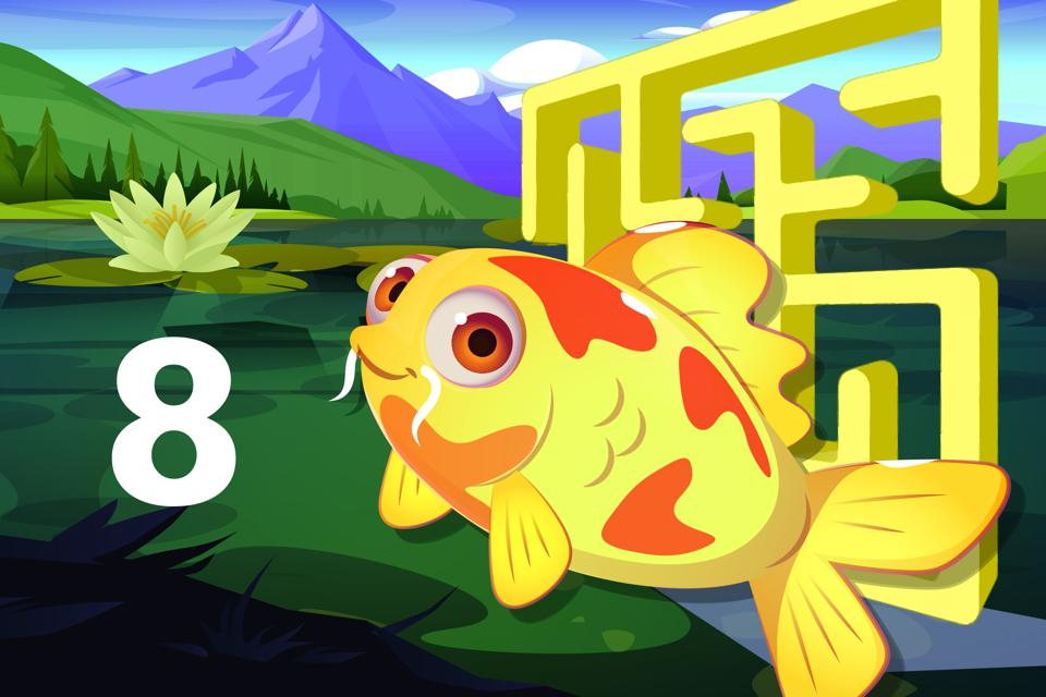 Number 8 Koi Maze