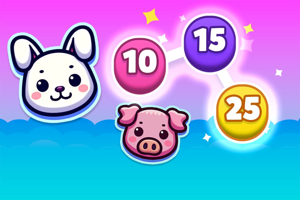Pop Math – Sums 10 to 50