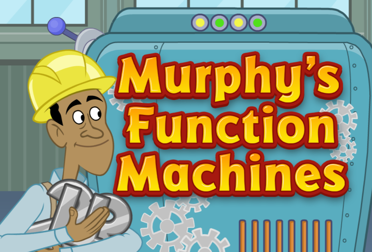 murphy's function machine math game for kids from ABCmouse.com. 