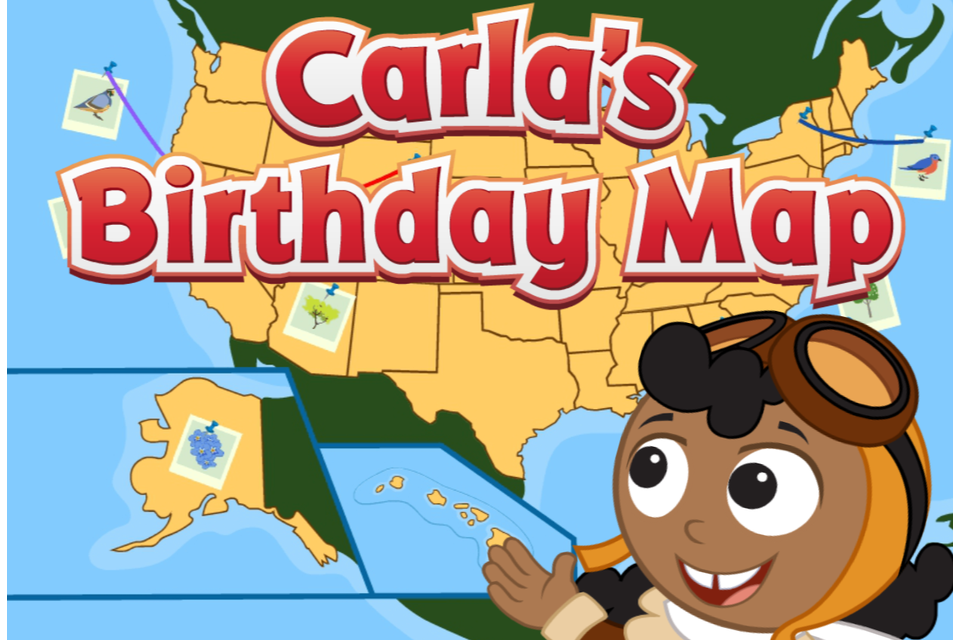 Carla’s Birthday Map