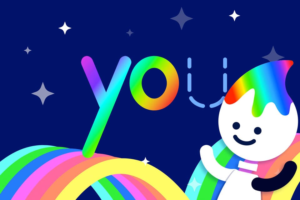 Rainbow Traceables: Sight Word “you”
