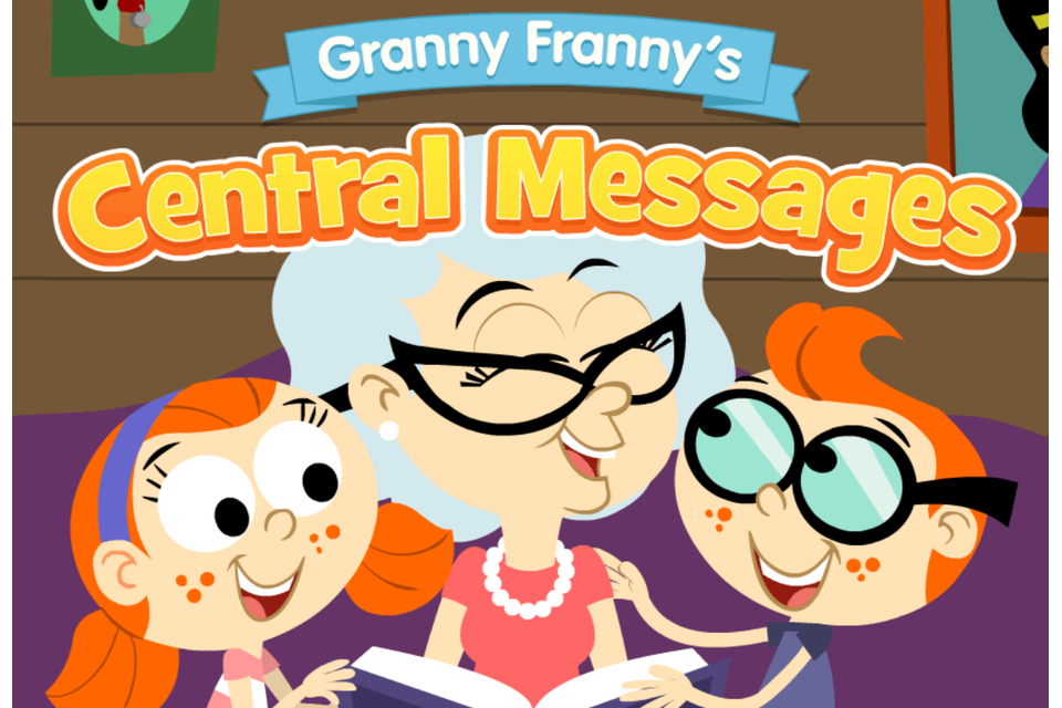 Granny Franny's Central Messages free to play online reading game for 2nd graders from ABCmouse.com. 