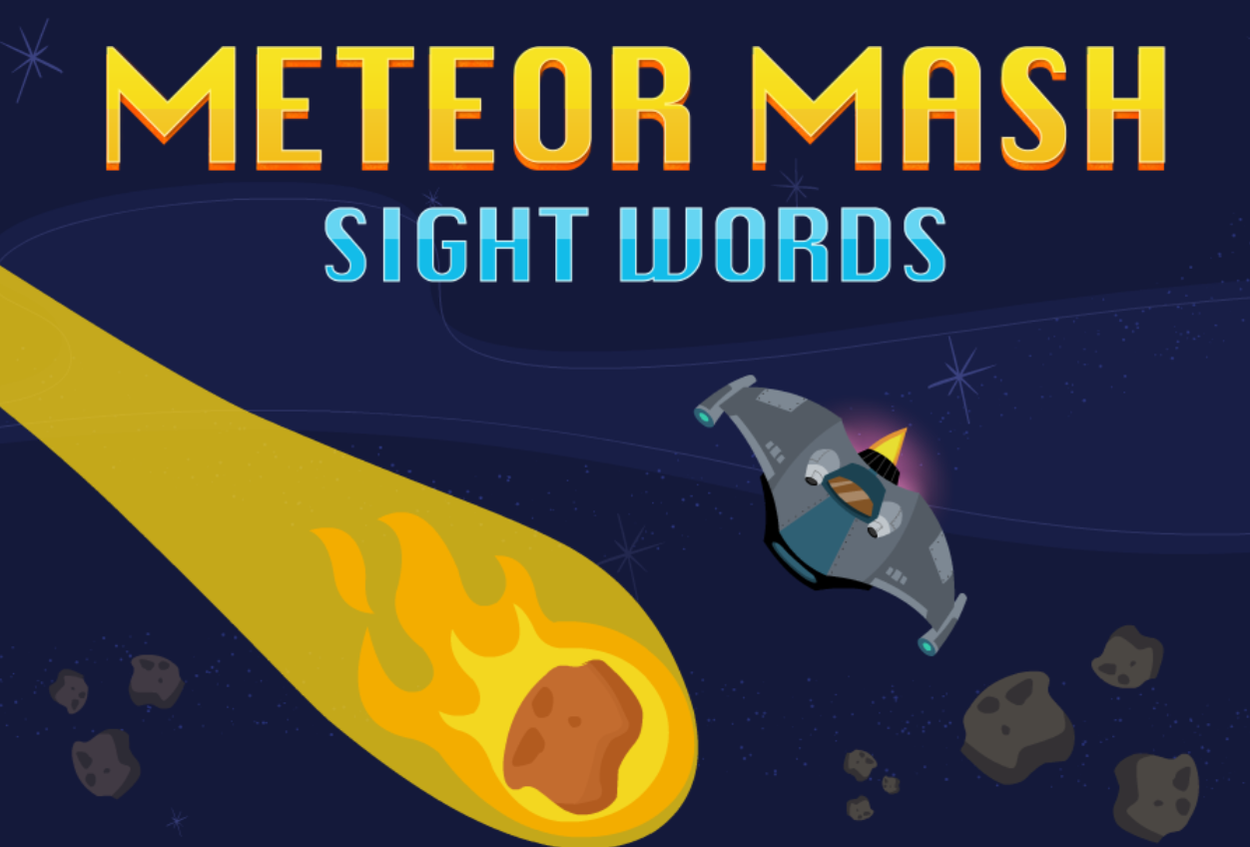 Meteor Mash Sight Words