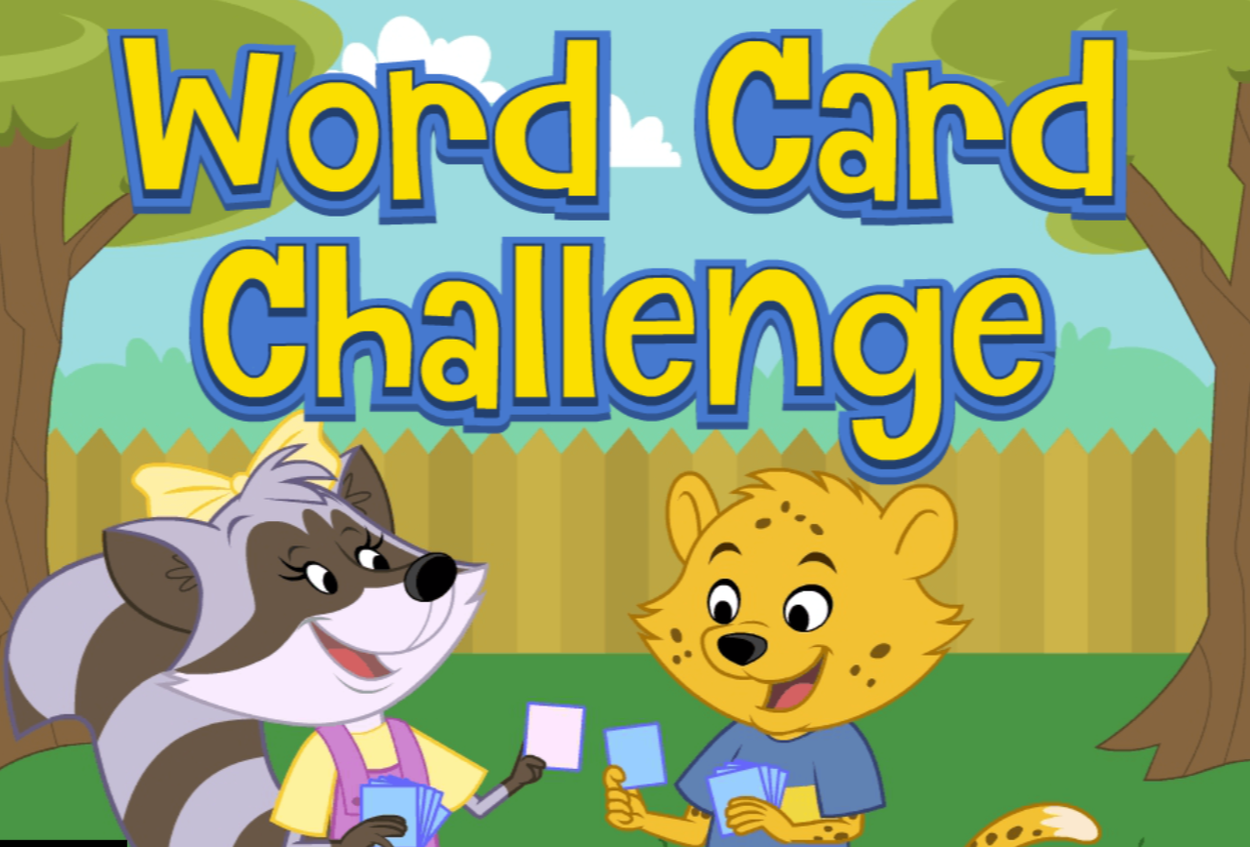 Fun phonics word challenge game for kids to play online free from ABCmouse.com. 