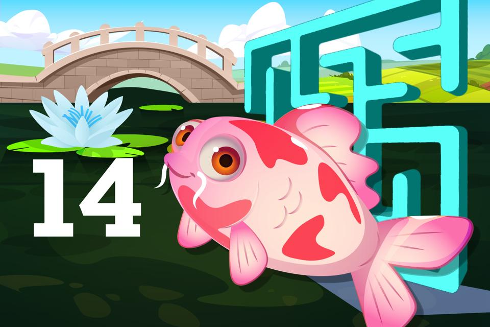 Number 14 Koi Maze
