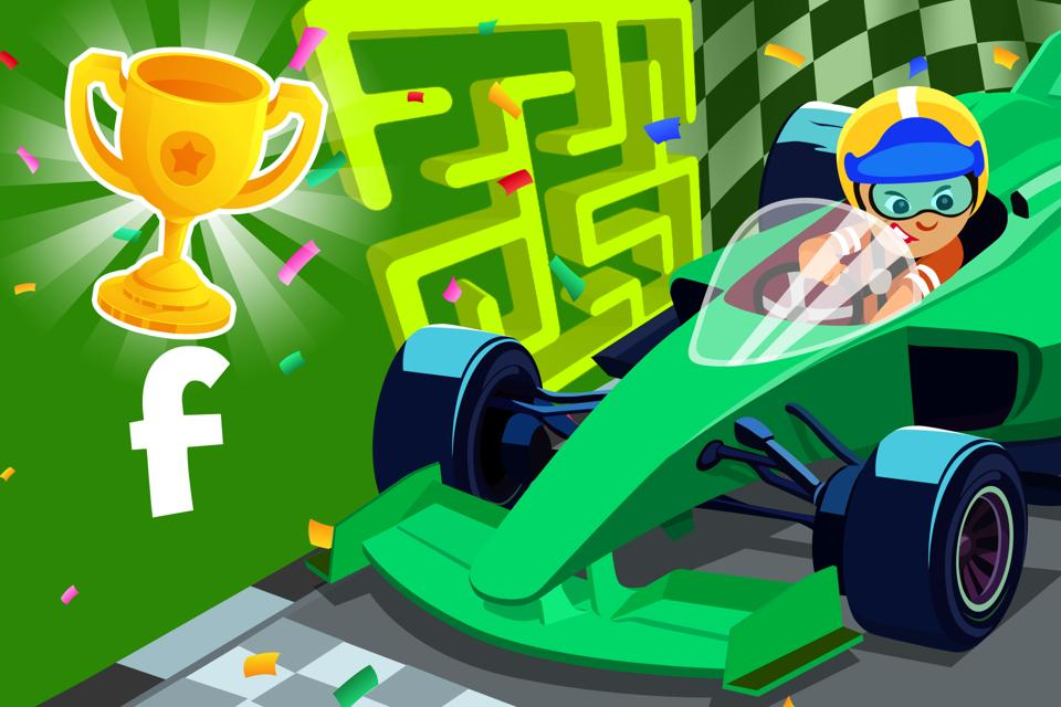 Letter f Race Maze