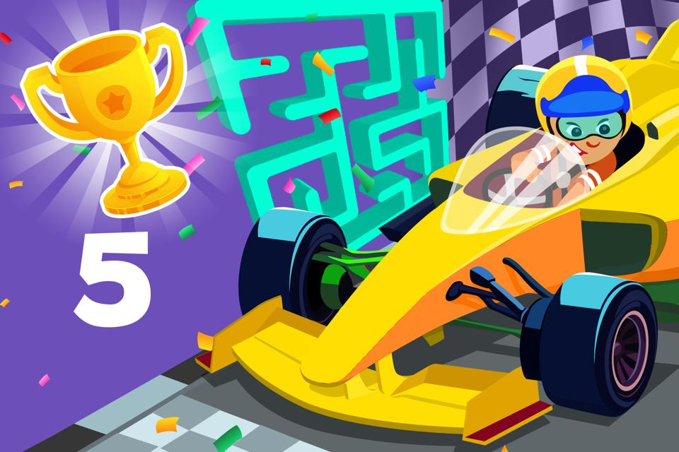 Number 5 Race Maze