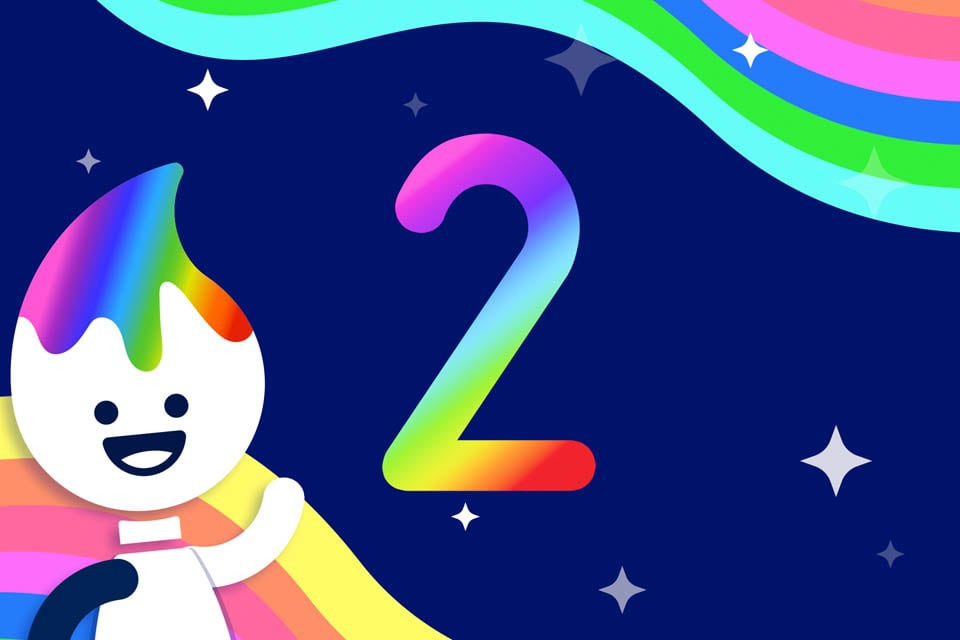 Rainbow Traceables: Number 2