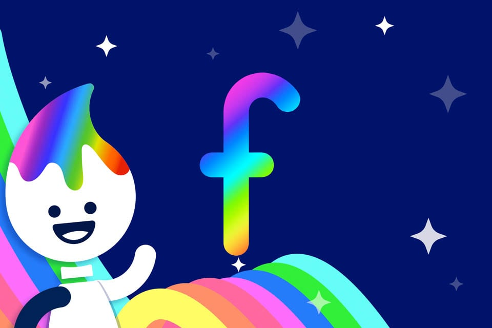 Rainbow Traceables: Letter f