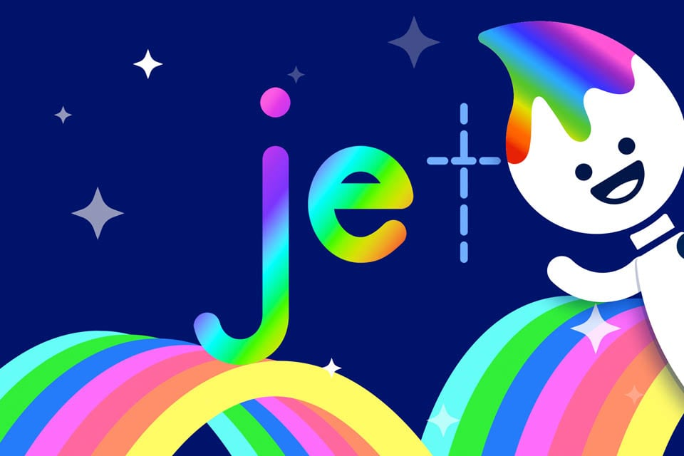 Rainbow Traceables: Word Family Word “jet”