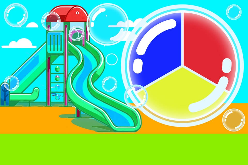 Primary Colors Bubble Blaster