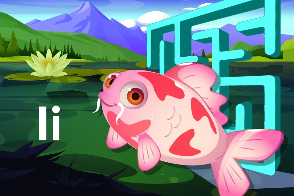 Letter Ii Koi Maze
