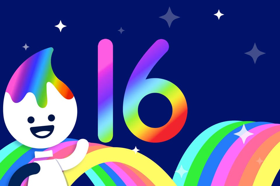 Rainbow Traceables: Number 16