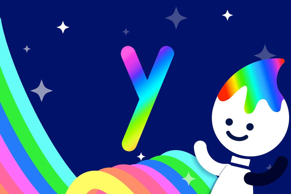 Rainbow Traceables: Letter y
