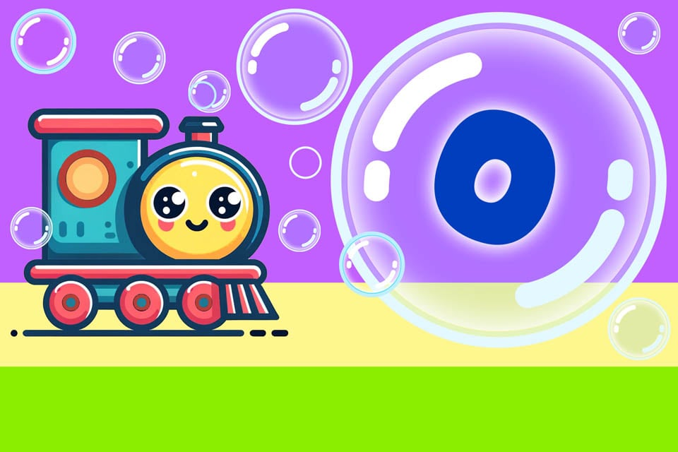 Bubble Blaster: Letter o