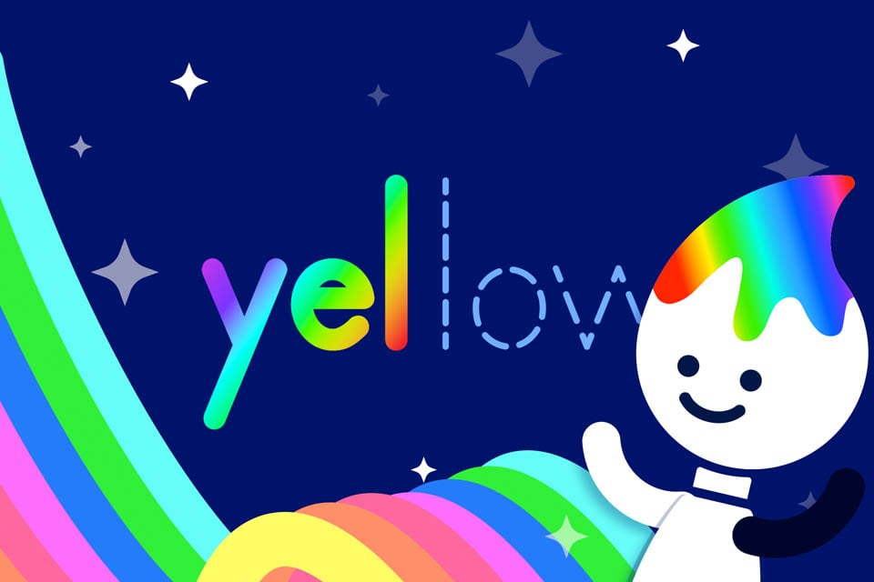 Rainbow Traceables: Sight Word “yellow”