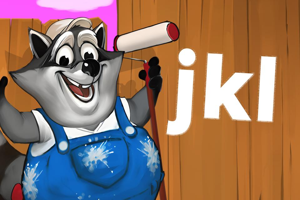 Letters on the Fence (jkl)