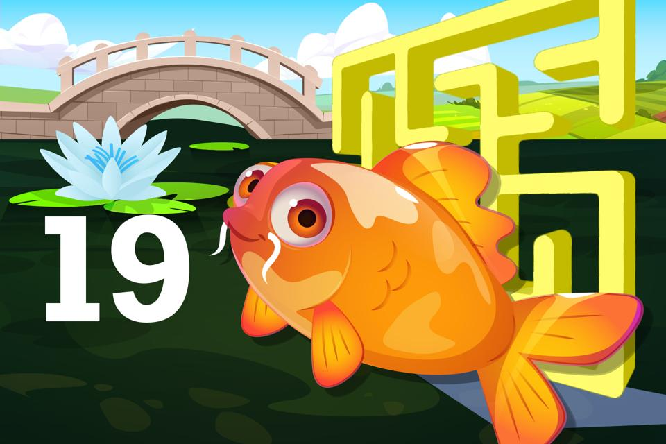 Number 19 Koi Maze