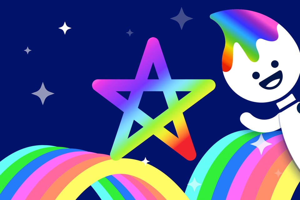 Rainbow Traceables: Star