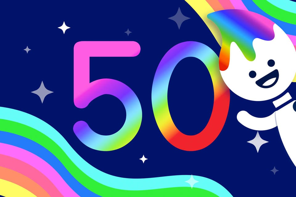 Rainbow Traceables: Number 50