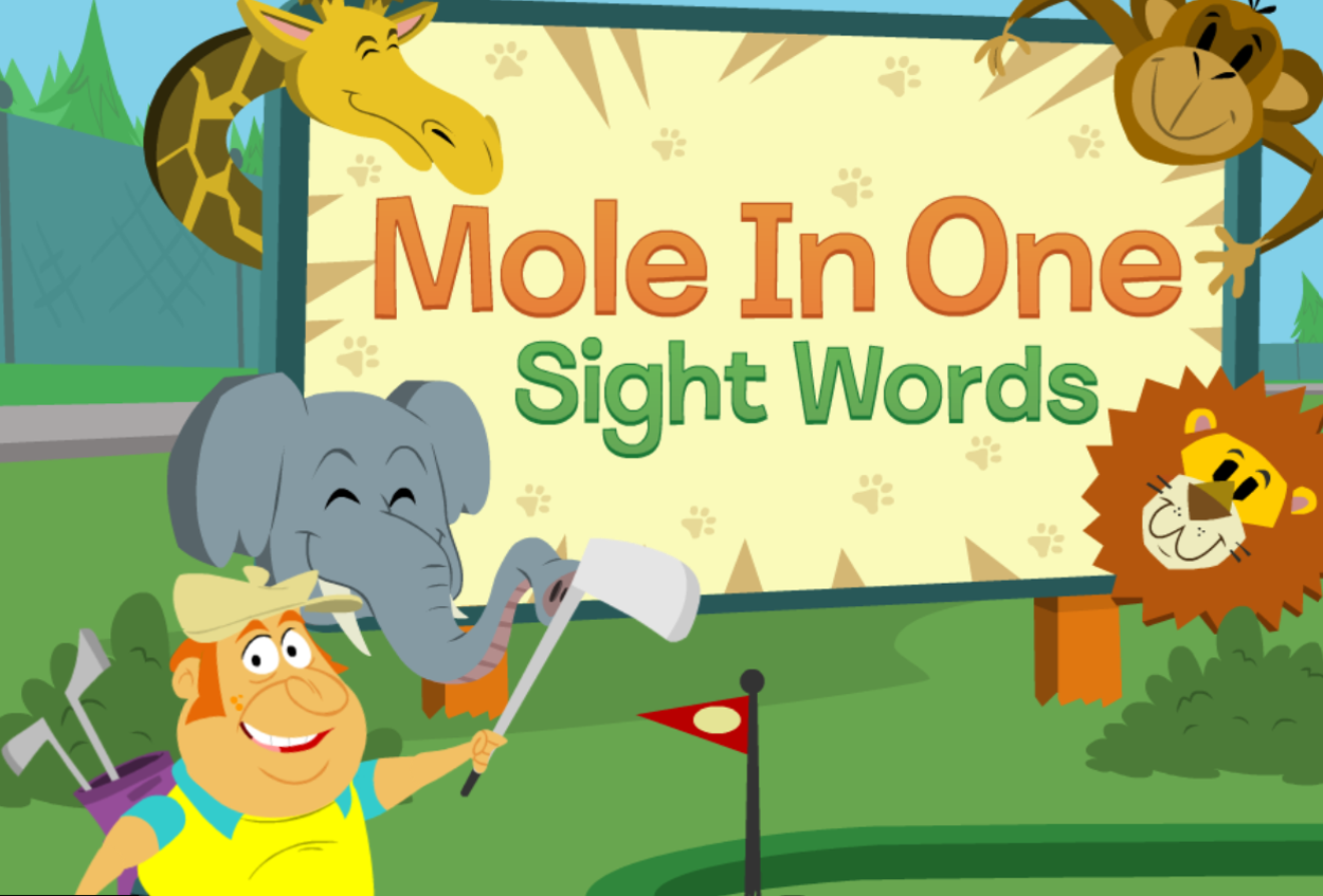 Mole in One: Sight Words