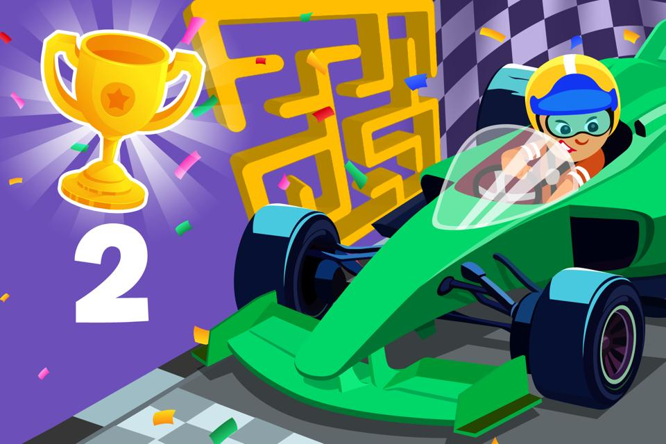 Number 2 Race Maze