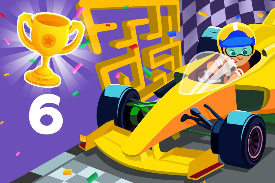 Number 6 Race Maze