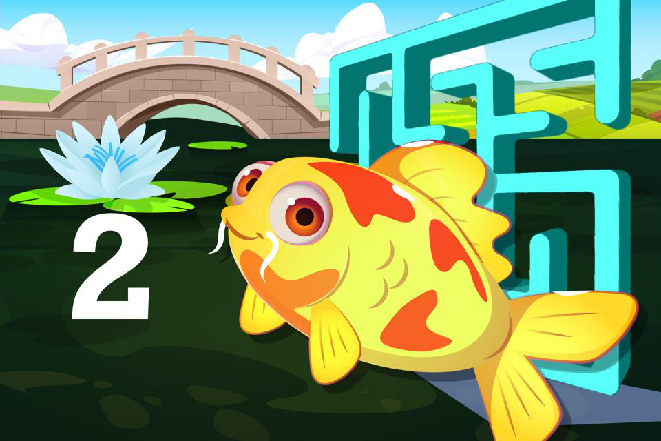 Number 2 Koi Maze