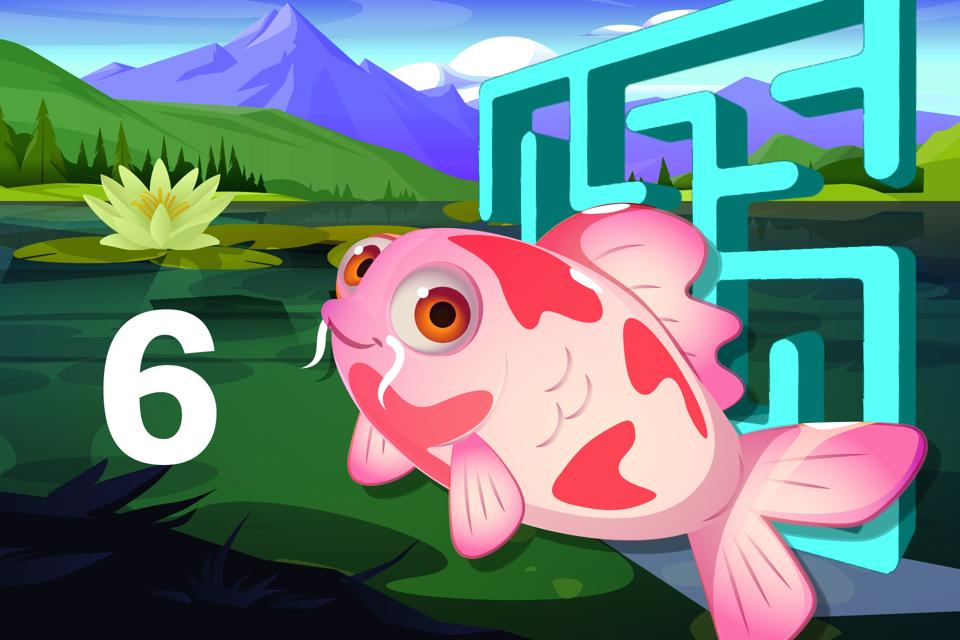 Number 6 Koi Maze