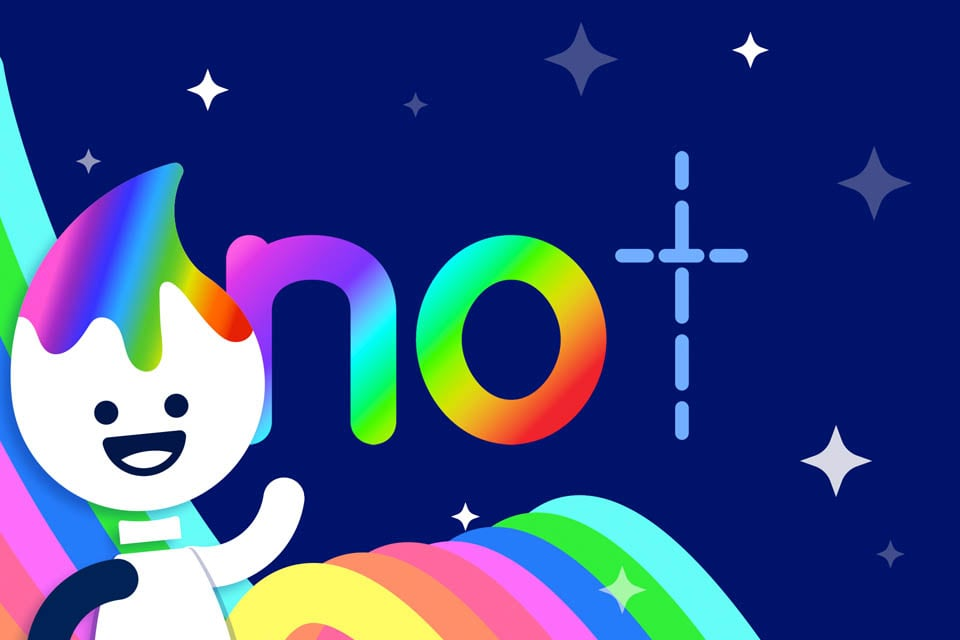 Rainbow Traceables: Sight Word “not”