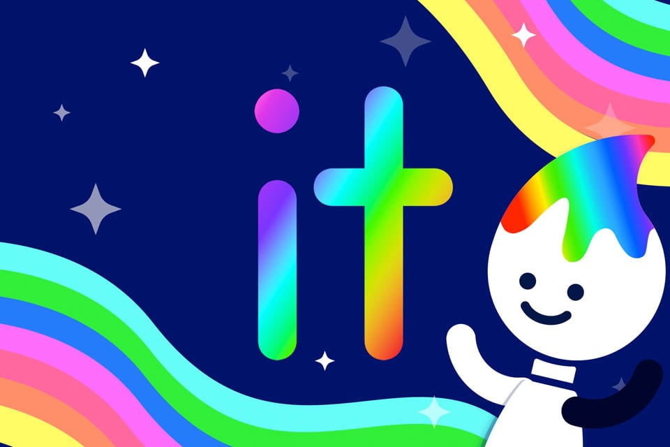 Rainbow Traceables: Sight Word “it”