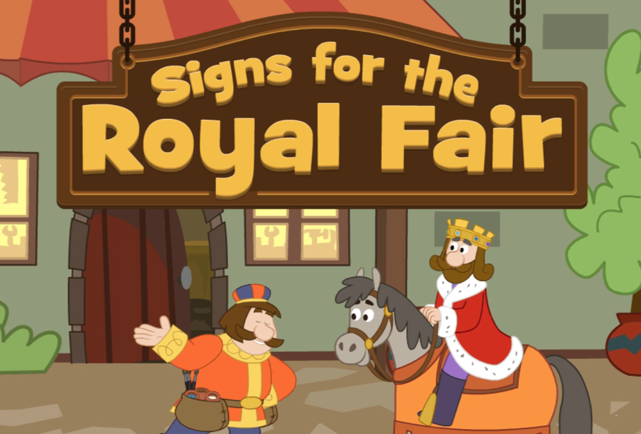 Signs for the Royal Fair