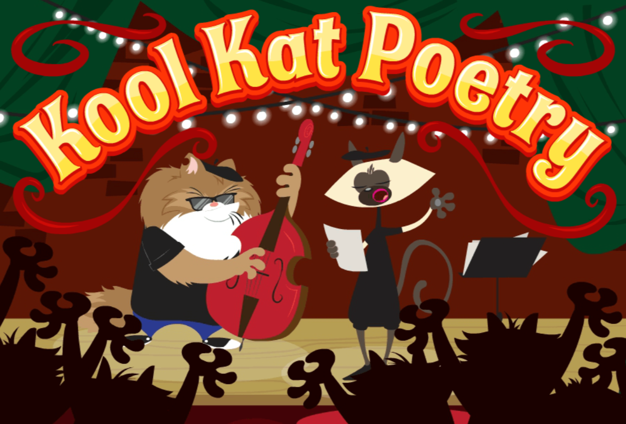 Kool Kat Poetry free online reading game for kids to play from ABCmouse.com. 